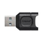 Card reader MicroSD Kingston, USB 3.2 Gen1, Connector: USB-A, UHS-II Class, Compatible with: Windows® 10, Windows 8.1, Windows 8